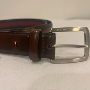 Tommy Hilfiger Brown Leather Belt